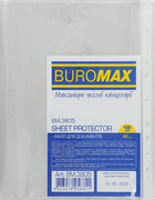 Файл-карман Buromax Job А4 40 мкм глянцевый Прозрачный 100 шт (BM.3805)