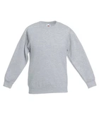 Свитшот Fruit of the Loom Premium set-in sweat kids 140 Серый (062031094140)
