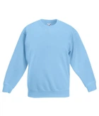 Свитшот Fruit of the loom Premium set-in sweat Kids 116 см Голубой (62-031-0)
