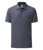 Поло Fruit of the Loom 65/35 Polo 3XL Темно-Синий Меланж (0634020VF3XL)