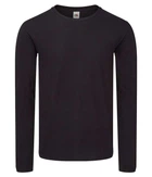 Футболка с длинным рукавом Fruit of the Loom Iconic 150 Classic Long Sleeve T-Shirt 3XL Черный (0614460363XL)