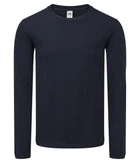 Футболка с длинным рукавом Fruit of the Loom Iconic 150 Classic Long Sleeve T-Shirt L Глубокий Темно-Синий (0614460AZL)