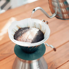 Dripper Hario V60-02 Metalowy z silikonową podstawką (4977642040014) - obraz 2