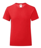 Футболка Fruit of the Loom Girls Iconic T 104 40 Червоний (061025040104)