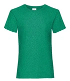 Футболка Fruit of the Loom Valueweight girls 128 Зелений Меланж (0610050RX128)