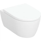 Унитаз подвесной безободковый белый GEBERIT iCon с сиденьем с микролифтом 501.664.00.1