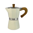 Гейзерная кофеварка Magio MG-1007 150 мл 3 чашки молочная 4827603