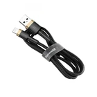 Кабель Baseus Cafule Cable USB Lightning 1м, Gold+Black (CALKLF-BV1) 4772206