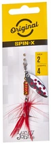Блесна вращающаяся с бородкой Lucky John SPIN X LONG 02 весом 4 г (цвет SR) (LJSL02-SR) 4438374