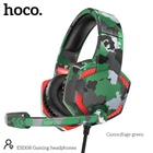 Наушники игровые проводные Hoco ESD08 Gaming headphones Hi-Res Camouflage-Green