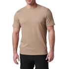 Футболка тактична потовідвідна 5.11 Tactical® PT-R Charge Short Sleeve Top 2.0 L Desert Brush Heather