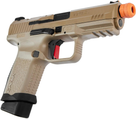 Пистолет страйкбольный Canik Air TP9 Elite Combat Green Gas кал. 6 мм ВВ. FDE (22420064) - изображение 4