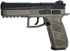 Пистолет страйкбольный ASG CZ P-09 Dark earth Green Gas кал. 6 мм