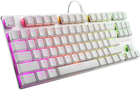 Клавіатура дротова Sharkoon PureWriter TKL RGB Kailh Choc Low Profile Red USB White (4044951034284) - зображення 2