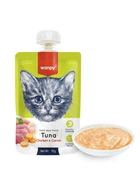 Влажный корм для кошек Wanpy Крем-пюре Tuna Chicken & Carrot с тунцом, курицей и морковью 90 г