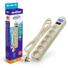 Сетевой фильтр-удлинитель SVITTEX 3 м на 6 розеток с заземлением и выключателем