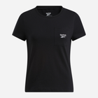 Koszulka damska bawełniana Reebok Identity Small Logo Tee 100031101 M Czarna (4066762941117) - obraz 1