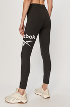 Спортивні легінси жіночі Reebok Identity Big Logo Cotton Legging 100042568 M Чорні (4064048140261) - зображення 5