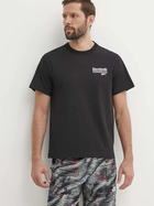 Koszulka męska bawełniana Reebok Ri Brand Proud Gfx Ss Tee 100076383 M Czarna (1200143336472)