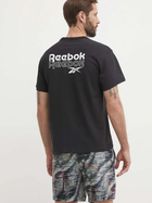 Koszulka męska bawełniana Reebok Ri Brand Proud Gfx Ss Tee 100076383 XL Czarna (1200143336496) - obraz 2