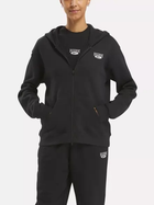 Толстовка на блискавці з капюшоном жіноча Reebok Ae Hoodie 100205162 L Чорна (1200143823309)