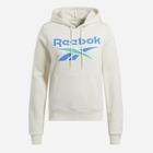 Bluza z kapturem damska ocieplana Reebok Identity Big Logo Fleece Hoodie 100205812 2XS Mleczna (1200143849767) - obraz 1