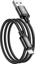 Кабель Hoco X89 Wind charging data cable Micro Black (6931474784346)