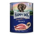 Влажный корм для взрослых собак всех пород Happy Dog Sensible Pure с уткой