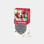 Капли от блох и клещей Bayer Advantix для собак от 10 кг до 25 кг, (4 пипетки)