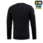 Тактическая M-Tac футболка Месник длинный рукав Black/Yellow/Blue 3XL - изображение 4