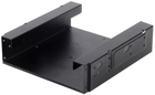 Adapter ramy Silverstone SDP10B dla HDD/SSD z 5.25" do 3.5" i 2x 2.5" Black (SST-SDP10B) - obraz 2