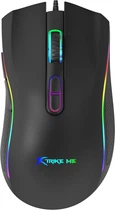 Проводная игровая мышка XTRIKE XTRIKE ME GM-314 7200dpi 7кн RGB Black (GM-314BK)