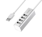 USB-хаб HOCO HB1 4USB Line machine Silver (6957531038146)