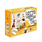 Развивающая настольная игра Lotto Where do they live? английский язык, 2132-UM Умняшка