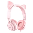 Наушники Hoco W36 Cat Ear Розовый