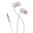 Проводные вакуумные наушники Hoco M85 Silver