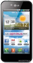 Мобільний телефон LG Optimus P970 Black - зображення 1