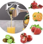 Ручная соковыжималка - пресс для фруктов и цитрусовых Hand Juicer металлическая с зажимом