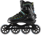 Rolki Nils Extreme Czarno-Limonkowe L 39-42 (5907695595017) - obraz 3