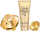 Zestaw damski Paco Rabanne Lady Million Woda perfumowana 80 ml + Miniaturka Woda perfumowana 5 ml + Lotion do ciała 100 ml (3349668628537) - obraz 2