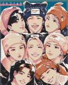 Алмазная мозаика Origami K-pop, Stray Kids40х50 см (OD31890)