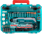 Минишлифовальная машина Total 130 Вт насадки 251 шт Кейс (TG5133261)