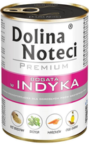 Mokra karma dla psów Dolina Noteci Premium Bogata w indyka 24 x 400 g (5902921393993) - obraz 2