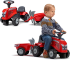 Трактор-каталка Falk Baby Massey Ferguson Tractor з причепом та аксесуарами Червоний (3016200024132) - зображення 5