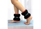 Эластичные утяжелители EasyFit Comfort 2 шт по 2,5 кг с фиксированным весом (манжеты для рук и ног с металлическим наполнителем, универсальные для бега) NRNTSS35