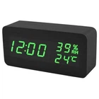 Часы настольные VST-862S-4 электронные black/green