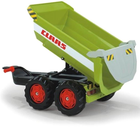 Причіп-самоскид Rolly Toys RollyTrailer Halfpipe Claas (4006485122219) - зображення 3