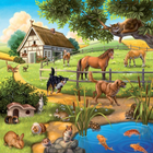 Puzzle 3x49 Ravensburger Świat zwierząt (4005556092659) - obraz 3