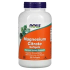 Минералы Now Foods Магний Цитрат Magnesium Citrate 180 капсул