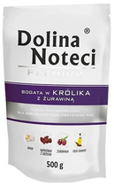 Mokra karma dla psów Dolina Noteci Premium Bogata w królika z zurawiną 10 x 500 g (5902921380849) - obraz 2